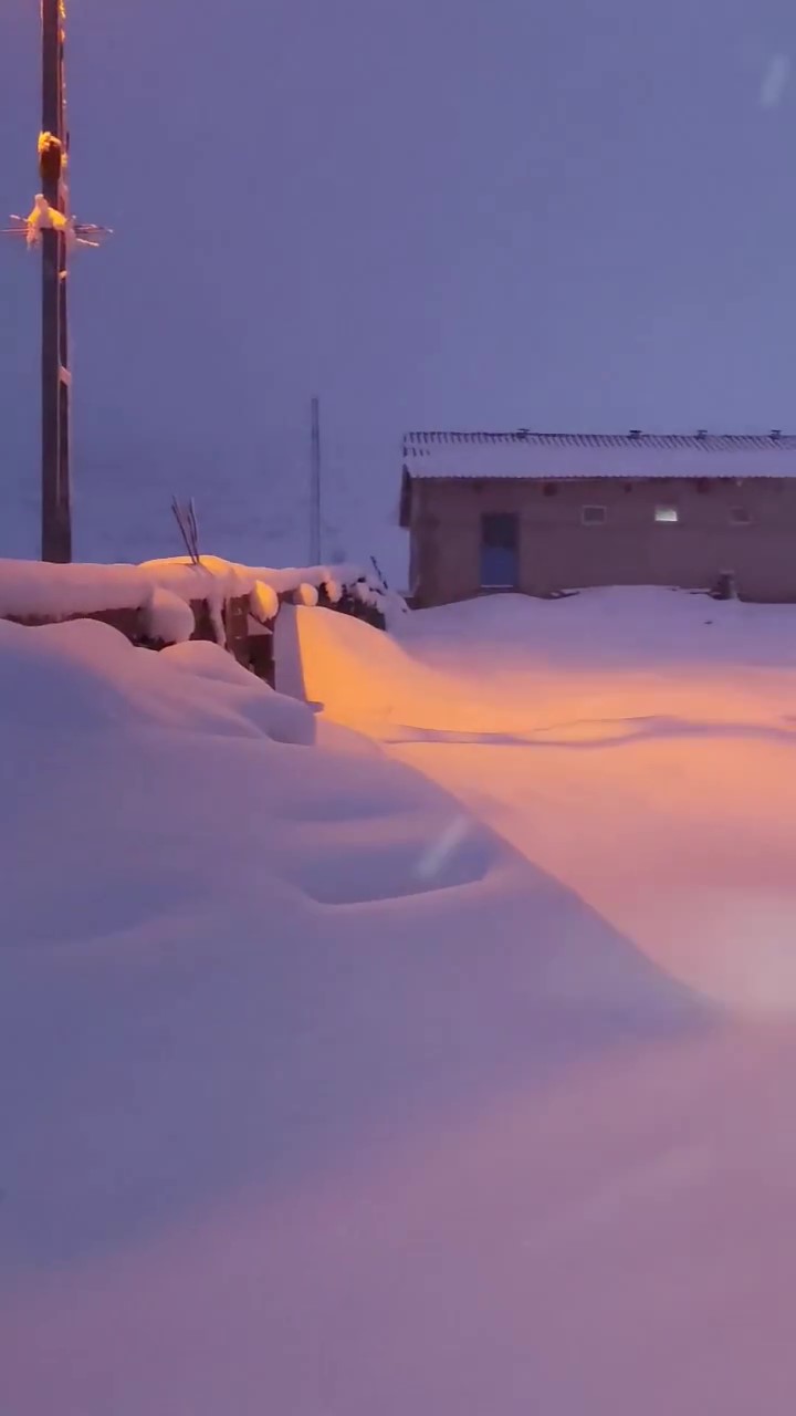 Konya’nın bu bölgesine 30 santimetre kar yağdı