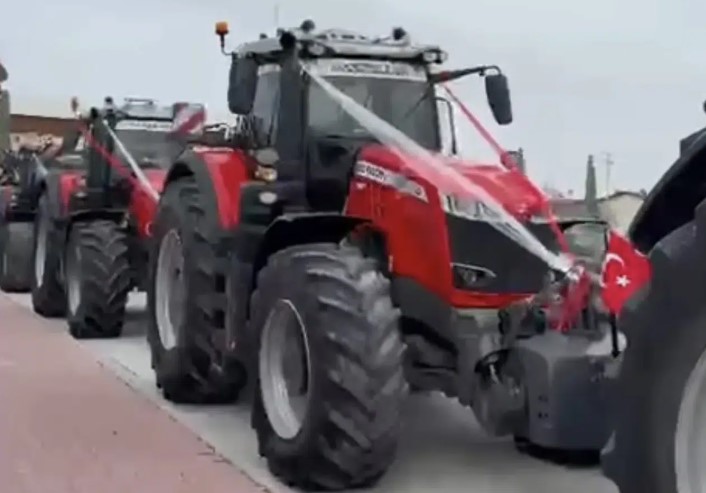 Konya’da sıra dışı konvoy! Gelin almaya böyle gittiler 